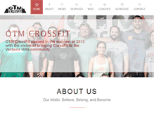 Tablet Screenshot of crossfit-otm.com